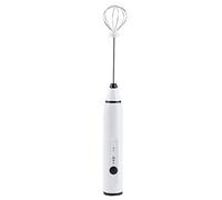 ZAICOLER Batteur à œufs électrique avec Vitesses Réglables, Idéal pour les Cafés et les Magasins de Boissons, ABS Rose + Acier Inoxydable, 11,4 Pouces (WHITE)