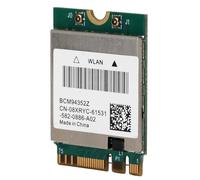 ZAICOLER BCM94352Z Carte Réseau sans Fil Double Bande NGFF M.2 Bluetooth 4.0 802.11ac Adaptateur WLAN pour /8/10/OS X/Hackintosh, Transmission Haute Vitesse, Conception Portable, Adaptée aux (2
