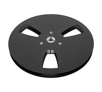 ZAICOLER Bobine de Bande Vide, Bride NAB en Alliage d'aluminium 3 Trous, Prise de Son à Bobine Ouverte pour l'enregistrement sur Lecteur de Bande, 1/4 X 7 Pouces (BLACK)