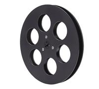 ZAICOLER Bobine de Ruban Vide 1/4 7 Pouces, Bride NAB en Plastique ABS 6 Trous Coupe-vent pour Studer, avec compatibilité Universelle de Bande Sonore à Bobine Ouverte (BLACK)