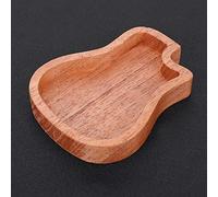 ZAICOLER Boîte à Médiators en Bois, étui de Rangement pour Médiators en Acajou pour Accessoires, avec un Bel Effet de Polissage, pour Guitaristes et Amateurs de Musique