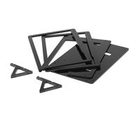 ZAICOLER Boîtier d'écran, 7 Pouces 1024 * 600, Boîtier d'écran Tactile, Boîtier d'affichage avec Support en Plastique, Boîtier d'écran avec Support en Plastique, Boîtier d'écran