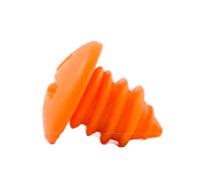 ZAICOLER Bouchon de Bouteille à Vis en Silicone, Scellant Hermétique pour Boissons, Bouchons de Sortie de Vin pour Fêtes, 1 X Bouchon de Bouteille (ORANGE)