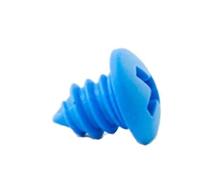 ZAICOLER Bouchon de Bouteille à Vis en Silicone, Scellant Hermétique pour Boissons, Bouchons de Sortie de Vin pour Fêtes, 1 X Bouchon de Bouteille (bleu clair)