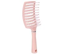 ZAICOLER Brosse à Cheveux Démêlante pour Cheveux épais, Brosse à Professionnelle Ventilée, Peigne Rond incurvé, Tête Creuse, à pour Femmes, Séchage par Soufflage, Massage du Cuir Chevelu (Rosâtre)