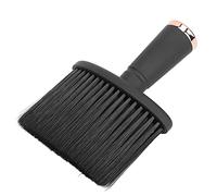 ZAICOLER Brosse de Coiffure pour Barbe Déchiquetée avec Encoche Circulaire pour Utilisation en Salon - Plumeau en Nylon pour Brosse de Coupe de Cheveux - Manche en ABS, Laine de Nylon