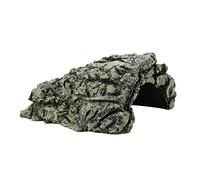 ZAICOLER Cachette de Tortue, Terrarium et Décoration D'aquarium Cachette de Tortue Grand Reptile Cachette de Roche pour Le Reptile et Les Amphibiens (DB-025C Big Turtle Cave)
