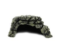 ZAICOLER Cachette de Tortue, Terrarium et Décoration D'aquarium Cachette de Tortue Grand Reptile Cachette de Roche pour Le Reptile et Les Amphibiens (Cave de Tortue Moyenne DB-025B)
