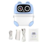 ZAICOLER Caméra à Instantanée pour Enfants 48MP, écran 2.0 Pouces, Caméra Imprimable 1080P pour Les Aventures en Plein Air en Famille, Matériau ABS (Blue)