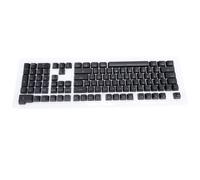 ZAICOLER Capuchons de Touches de Clavier Mécanique Espagnol 108 Touches Minimalistes Translucides pour Claviers de 61 à 108, Faciles à Remplacer pour Les Scénarios de Bureau et de Maison (Black)