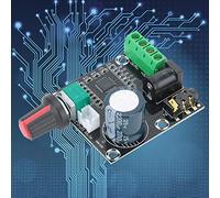ZAICOLER Carte Amplificateur Audio Numérique Double Canal PAM8610, 15W + 15W, Taille Compacte pour les Projets Audio de Bricolage