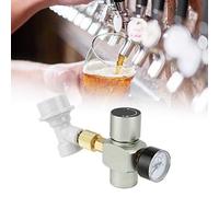 ZAICOLER Chargeur de Déconnexion de Gaz Régulateur de CO2 pour les Amateurs de Bière Brassée à la Maison avec une Plage de Pression de 0 à 60 PSI, Outil de Brassage Parfait pour la Bière Faite