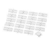 ZAICOLER Charnières en Plastique, 40 Pièces Charnières épinglées RC Charnière en Plastique pour Avion télécommandé Modèle D'aile d'avion Pièces de Charnière épinglée Accessoires d'avion