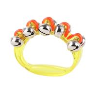 ZAICOLER Cloche de Poignet en Plastique pour Enfants, Instrument de Percussion Musicale au Son Net, Idéal pour l'éducation Précoce, l'interaction Parent-enfant et la sociabilité (YELLOW)