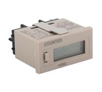 ZAICOLER Compteur électrique Numérique H7EC BLM, Totalisateur LCD à 6 Chiffres Haute Vitesse pour un Comptage Précis, Installation Facile, Taille du Panneau 48x24mm