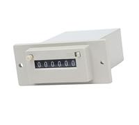 ZAICOLER Compteur Numérique électromagnétique Industriel de Haute Précision pour Machine AC220V, Totalisateur D'impulsions 0-999999 pour le Comptage D'impulsions électriques dans L'industrie