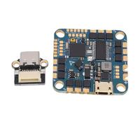 ZAICOLER Contrôleur de Vol F411 pour Constructeurs de Petits Drones et Unités D'intérieur Intègre 4 en 1 20A,Osd,Baromètre,Capteur Courant,Bec 2A,Contrôleur Principal Stm32f411ceu6