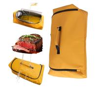 ZAICOLER Couverture de Barbecue avec Ouverture de 270° pour Amateurs Grillades Reposant Poitrine Bœuf,Dinde,Porc Conception Anti Fuite et Anti Graisse Retient Jus,Isolation 5MM