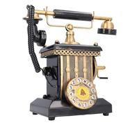 ZAICOLER Décor de Téléphone Rétro, Téléphone Antique, Vintage, Bar, café, Ornement de Bureau, pour Les Amis, 10,2x9,1x5,1 Pouces