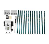ZAICOLER Dureté du Crayon pour Revêtements de Peinture, Portable | Contact à trois points, angle de 45 degrés, charges de 500 g, 750 g, 1000 g, jauge de rayures mécanique pour les tests en