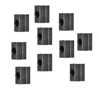 ZAICOLER Écrous DE l'emplacement T, 10pcs Oxyde Noir Grade 8.8 Acteur DE Carbon (M10 (10pcs))
