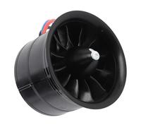 ZAICOLER EDF 80mm 12 Pales Ventilateur électrique Conduit Système D'alimentation Efficace pour Avion à Réaction RC Modèle 3000W