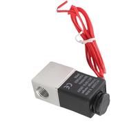 ZAICOLER Électrovanne à Action Directe en Alliage D'aluminium Durable pour Eau, Air, pour Applications Multiples, Vanne 220 VAC IP65 pour Usage Industriel (G1/8")