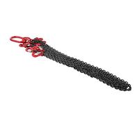 ZAICOLER Elingue de Chaîne de Levage Réglable Grade 80,Limite Charge 1 Tonne,Longueur 2M,Diamètre 6MM,Chaîne D'arrimage Industrielle Avec Crochets,Résistante Pour Mines,Ports et