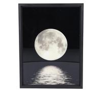 ZAICOLER Enceinte Bluetooth Veilleuse 2 en 1 Appareil Modules Amplificateurs Puissants 3wx2 Technologie Sonore 42 Chambres Lumière Décorative à Motif Lunaire avec Alimentation USB