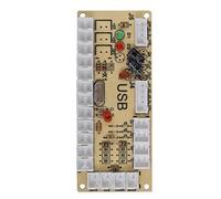 ZAICOLER Encodeur USB de Carte Mère de Jeu de Haute qualité avec Boîtier Résistant à L'usure pour, Contrôleur D'encodeur de Jeu 9,5 X 3,5 X 1 Cm pour les Fanatiques D', Noir (822A)