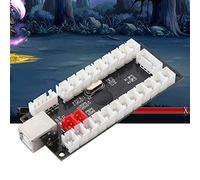 ZAICOLER Encodeur USB de Carte Mère de Jeu de Haute qualité avec Boîtier Résistant à L'usure pour, Contrôleur D'encodeur de Jeu 9,5 X 3,5 X 1 Cm pour les Fanatiques D', Noir (882C)