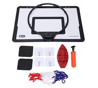 ZAICOLER Ensemble de Cerceaux de Basket Suspendus sans Perforation, Mise en Forme Physique et Psychologique pour Enfants, EVA Noir
