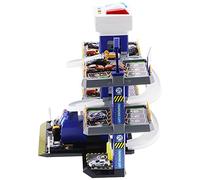 ZAICOLER Ensemble de Jouets de Parking de Garage de Voiture Bricolage 22,4 X 14,6 X 26,4 Pouces, Jouet de Voiture de Pistes D'assemblage pour Enfants avec Ascenseur et Musique, Amélioration de