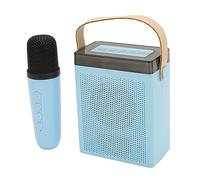 ZAICOLER Ensemble de Machine à karaoké avec Haut-Parleur Bluetooth Rechargeable avec Son Surround Magnifique pour la Fête à la Maison KTV, adapté à l'enseignement Extérieur/intérieur, Plastique,