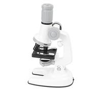 ZAICOLER Ensemble de Microscopes pour Enfants avec Grossissement 100X 600X 1200X pour Les Jeunes Passionnés de Sciences, Outil Scientifique en Plastique Durable (White)