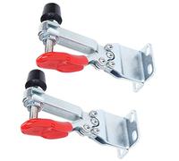 ZAICOLER Ensemble de Pinces à Bascule, 2 Pièces, Durable, Libération Rapide, capacité de Maintien de 27kg, pour la Décoration de la Maison, Fer Plastique 11cm