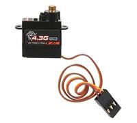 ZAICOLER Ensemble de Servomoteurs Numériques à Engrenages Métalliques, Mini Servo de Haute Précision 4.3G pour Voiture 1/24 RC, Facile à Installer pour Les Amateurs d'avion