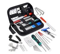 ZAICOLER Ensemble D'outils de Réparation de Guitare 25 Pièces pour Luthiers et Amateurs de Guitare, Ajuste la Hauteur et L'action des Cordes pour les Guitares électriques Acoustiques, les