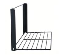ZAICOLER Étagère Pliante Magnétique pour Machine à Laver, Buanderie (Black) | Organisateur de lave-linge et sèche-linge en acier au carbone, porte-serviettes, étagère de rangement rabattable