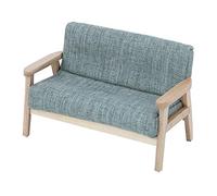 ZAICOLER Fauteuil Miniature en Bois 1:12, canapé en Tissu Durable pour Maison de Poupée, Modèle de Mini Meubles, pour Petites Filles Bouleau Bleu Vert 4,3 X 2,4 X 3 Pouces (Gris Vert)