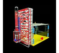 ZAICOLER Ferme de Fourmis, Château de Ferme de Fourmis avec Nidification de Fourmiliques Colony Farms for Kids Formicarium for Farm Gel Areat (Rouge)