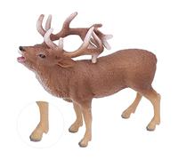 ZAICOLER Figurine de Cerf, Ensemble de Jeu de Renne en Plastique Réaliste pour Enfants, Jouet Animal d'apprentissage, pour Collectionneurs et Décorations sur Tables et Armoires, Taille 4,3 X 3,9 X