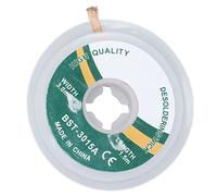ZAICOLER Fil à Dessouder sans Nettoyage, Tresse à Ventouse à Faible Résidu pour L'électronique, 1.5 Mètres (3,0 mm (3015A))