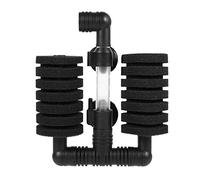 ZAICOLER Filtre Interne D'aquarium Filtration Efficace de L'oxygène pour Petits Poissons d'eau Douce en Plastique Noir 1 Pièce pour Dieux Colorés, Filtre D'aquarium à Pompe (2831)