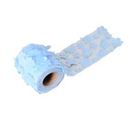 ZAICOLER Fleurs Rouleaux en Tulle, Fleurs Rouleaux en Tulle 8 Cm 10yd Exquis Vif Beau Bricolage Flexible Scintillant en Couture en Dentelle (bleu clair)