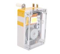 ZAICOLER Générateur à Manivelle, Générateur de Puissance Manuel, Chargeur d'urgence USB avec Stockage de Batterie de 2400 MAh, Idéal pour le Camping et la Survie en Plein Air