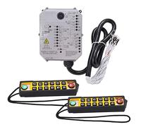 ZAICOLER Grue électrique Industrielle étanche à Double Poignée, Télécommande pour Convoyeur de Grue, Générateur de Machines D'extraction de Charbon, Pompe à Béton pour Usage Industriel (ABS 3)