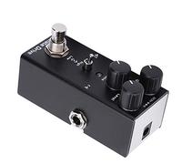 ZAICOLER Guitare électrique, Pédale D'effet D'entraînement Ultime, Mini True Bypass Unique pour les Amateurs de Guitare, en Alliage D'aluminium, DC 9V