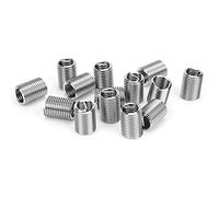 ZAICOLER Inserts de Réparation de Filetage, Manchon de Fil D'acier Résistant à L'usure pour Réparer les Filetages Femelles M8 X 1,25 Adaptés aux Alliages D'aluminium 50 Pièces (2.5D)