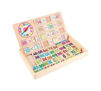 ZAICOLER Jeu de Comptage de Bâtons de Jouets Mathématiques Colorés pour Les Enfants D'âge Préscolaire, Jouet éducatif en Bois pour Le Calcul Arithmétique et la Reconnaissance des Formes, Peinture à